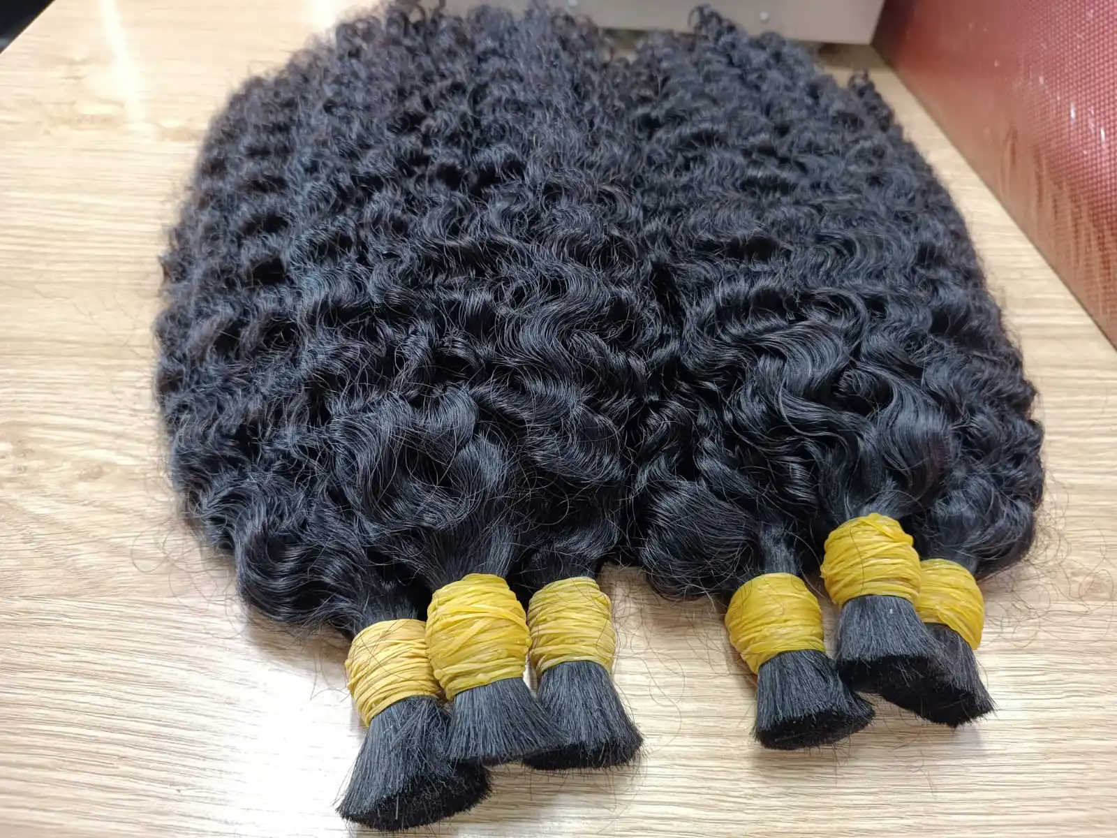 Human hair bundles BURMESE CURLY Bulk hair Raw/Virgin quality Beauty Products For Women Bulk Braiding