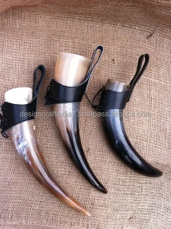 Wholesale Supply Viking Drinking Horn Highly Polished Drinking Horn With Luxury Design Horn Mug Available at Best Price