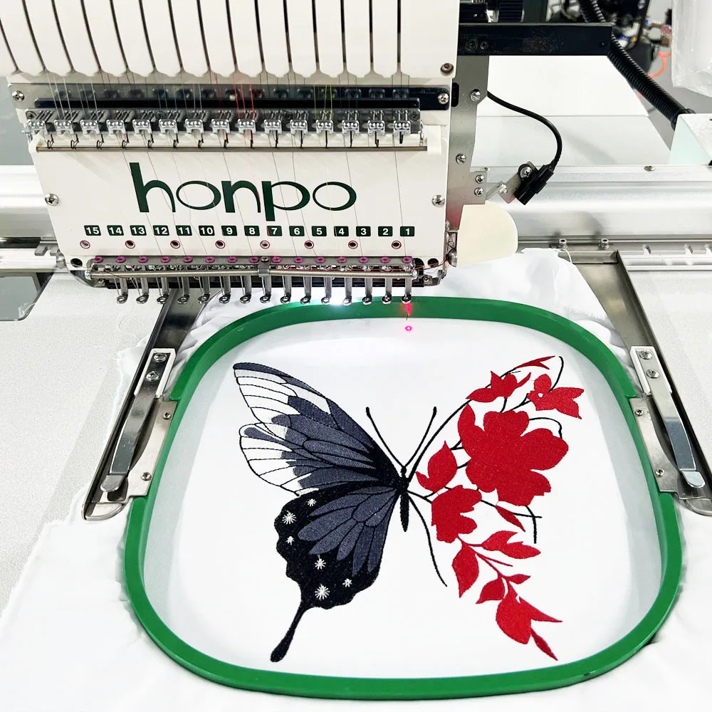 HONPO Computerized Single Head Embroidery Machine With Best Prices Industrial