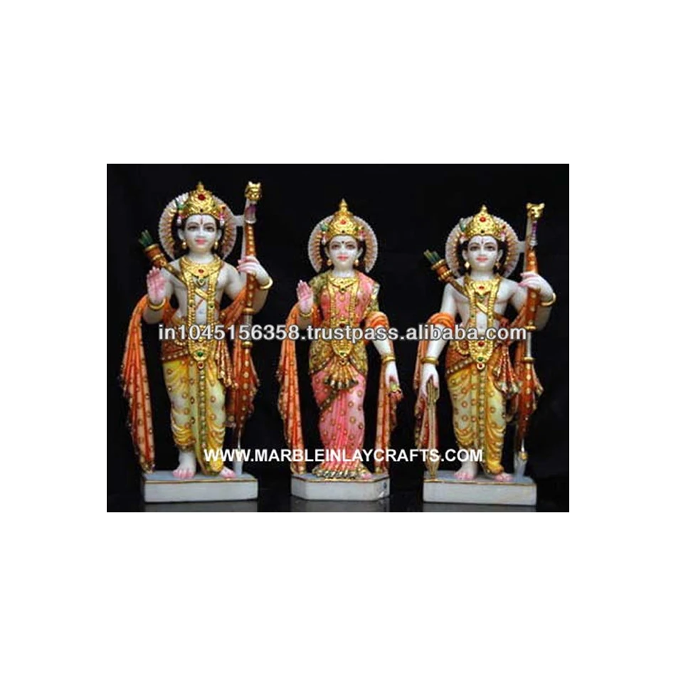 Эксклюзивная статуя из белого мрамора Ram Darbar