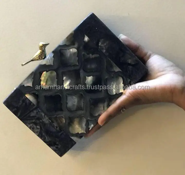 best design handmade resin clutch bag for wedding and party wear clutch bag with embroidery work BY LUXURY CRAFTS