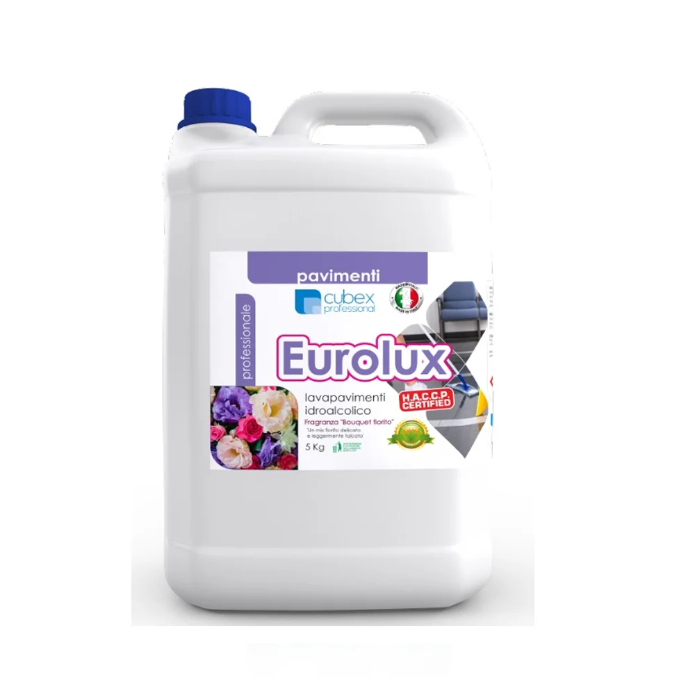 Eurolux 5 кг гидроалкогольный очиститель пола цветочный букет Ароматизированная квадратная канистра