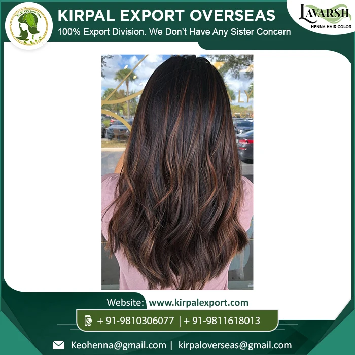 Natural Hair Colors Organic Real Triple Refined Herbal Dark Brown Hair Color Powder