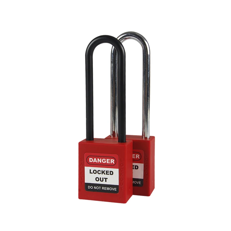 High Quality Top Security Industrial Insulation Safety Durable Plastic Nylon Lockout Padlock