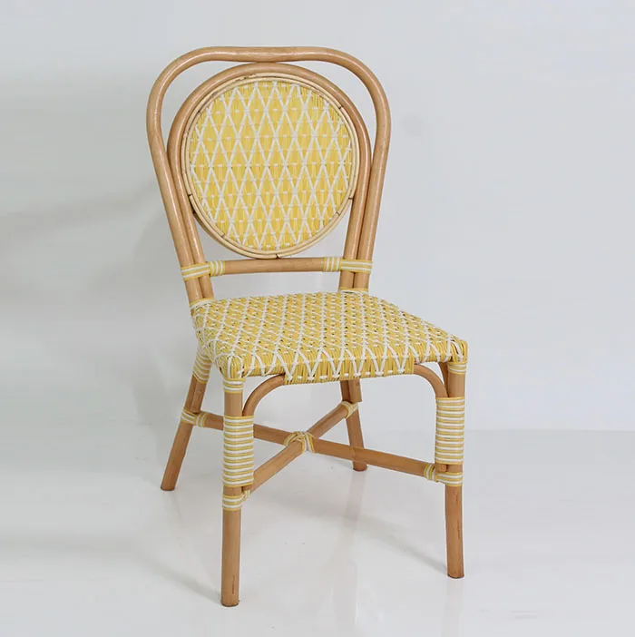 Indonesia Stackable Rattan Chair for Cafe