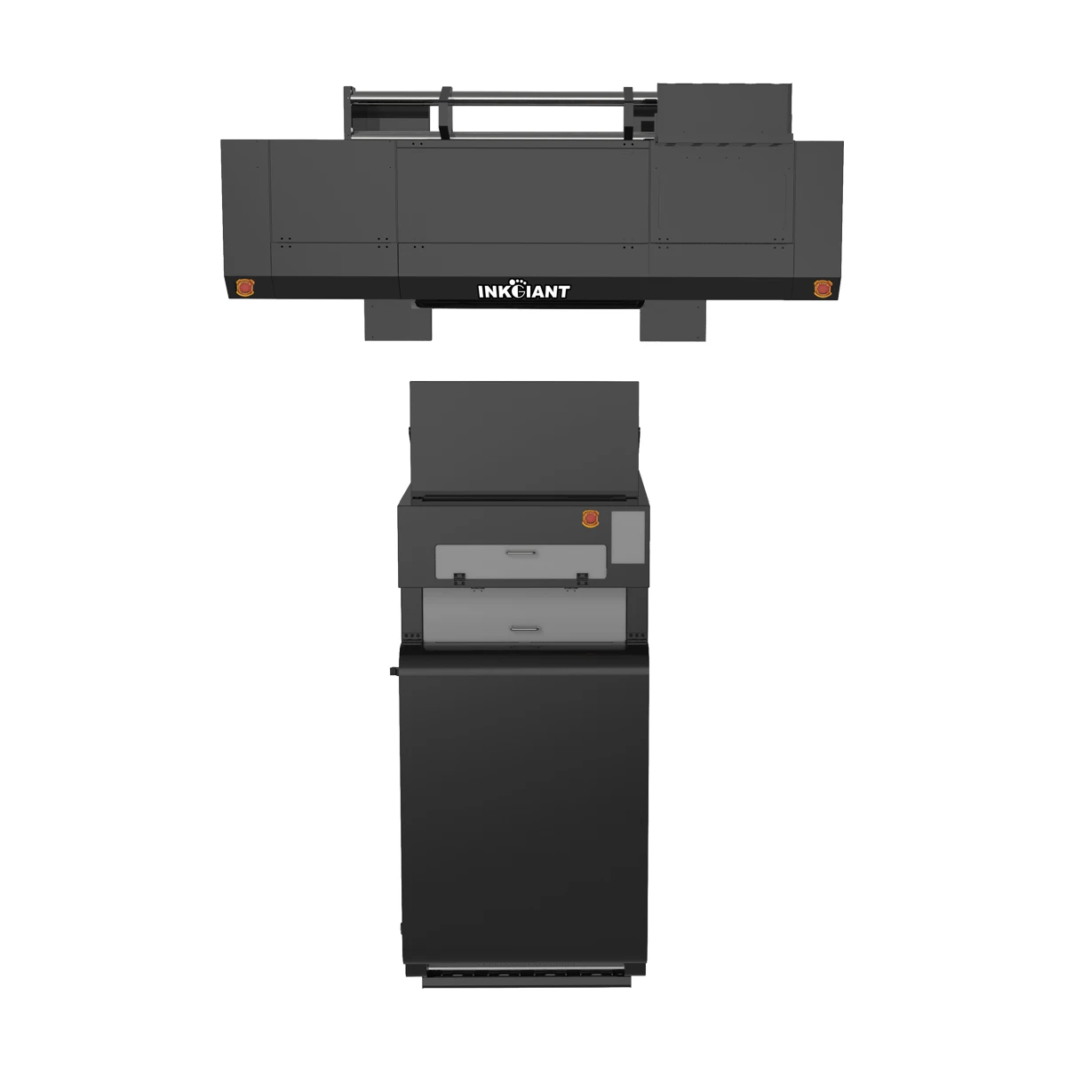 INKGIANT Factory Direct Sale  60cm Roll to Rll 2 Pcs Printheads DTF  Printer for Printing and Powder Shaker for Drying