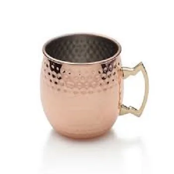 high quality 304 moscow copper mule mug hammered stainless steel beer drinkware mugs
