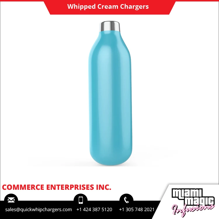 Exceptional Quality Widely Selling 100 Pack 9g Miami Magic Whipped Cream Charger at Low Market Price