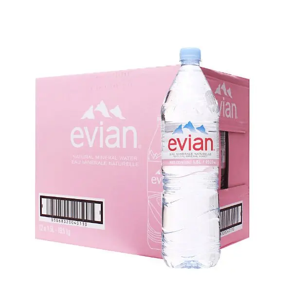 Прямой поставщик Evian оптовая продажа минералов для бутилированной воды 500