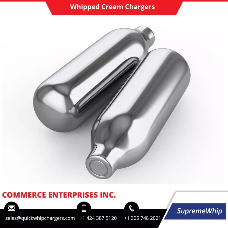 CE / EU Certified Best Dessert Making Tool SupremeWhip 8.2g Whipped Cream Chargers at Low Market Price for Cake Decor