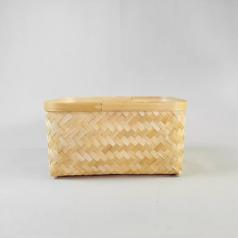 Hot cheap Vietnam wholesale bamboo basket household round shape bamboo baskets