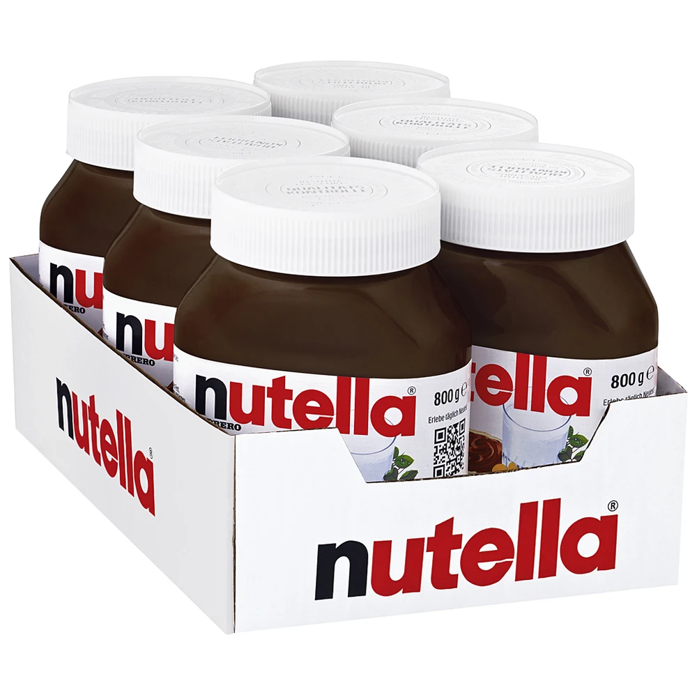 Шоколад Nutella высшего сорта, шоколад Ferrero Nutella, шоколад Nutella для экспорта, Нидерланды