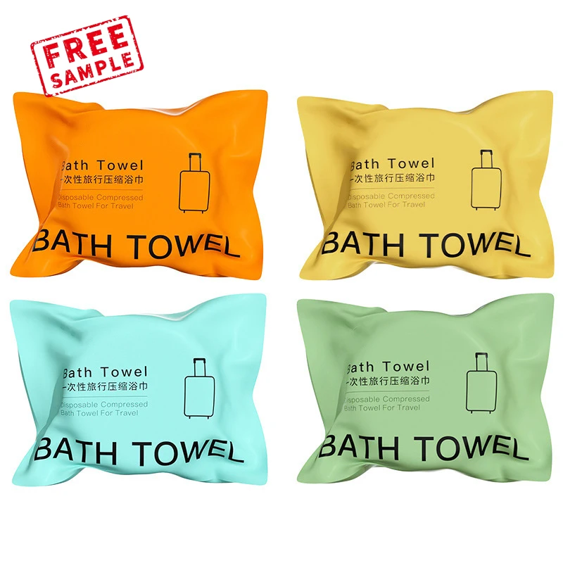 Hot Selling Factory 70X140Cm Large Size Eco-Friendly Oem Disposable Towel Compressed Towel For Outdoor Use Compressed Towel Set