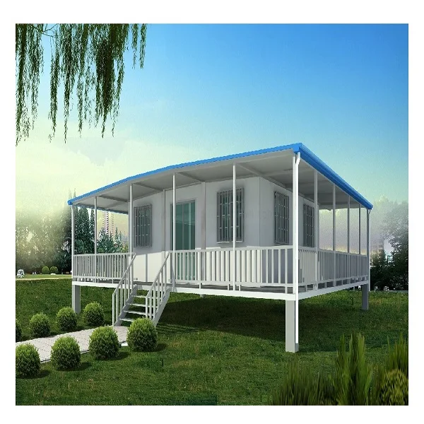 20ft 40ft Luxury Australia 3-in-1 Folding Mobile Home 2 Bedrooms 1 Bathroom Expandable Prefab Steel Container House for Shop Use