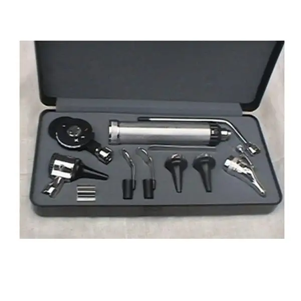 Professional High Quality Stainless Steel With Custom PackingOtoscope ENT diagnostic Set complete ENT ent examination set