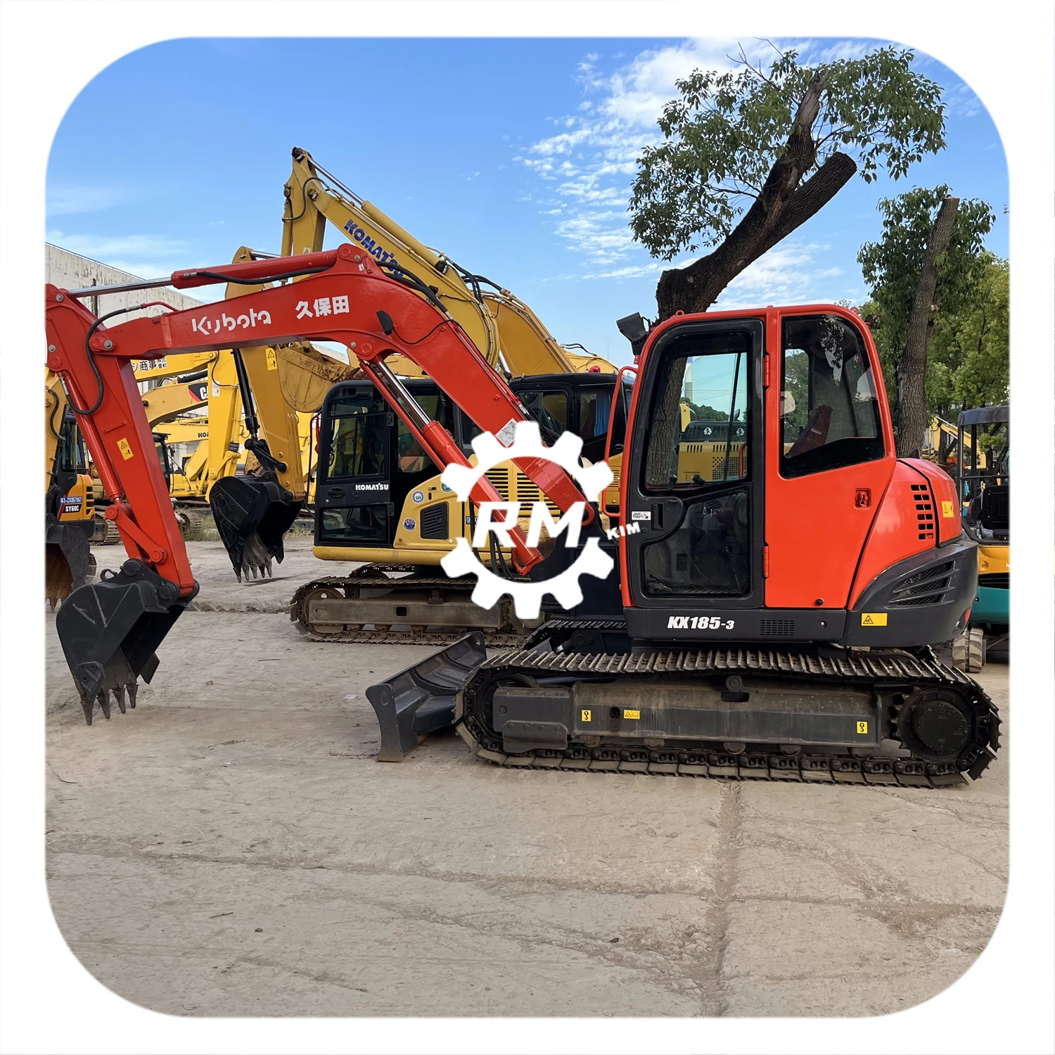 Мини б/у Kubota KX185 в хорошем состоянии экскаватор для продажи KX155-3 KX185-3 KX165 небольшая машина по более низкой цене продаже