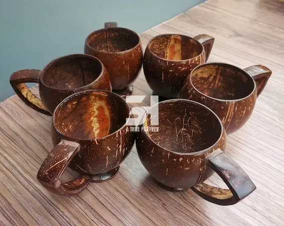 Factory Price Coconut Tea Cup With High Quality And Ready To Ship