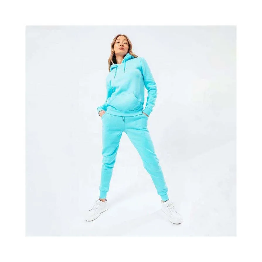 Women Two Piece Set Long Sleeved Modern Hooded Top Sports Jogging Suit Lace Decoration Winter Autumn Exercise Embroidered Fleece