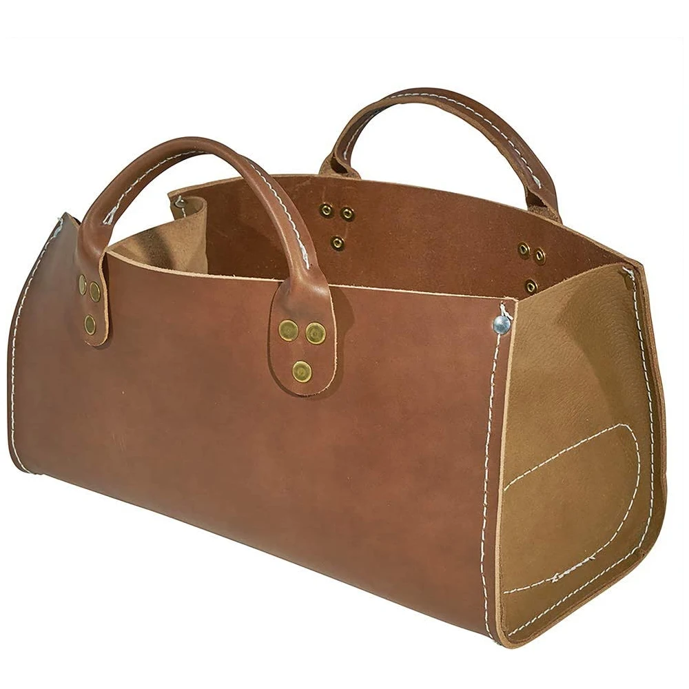 Custom Best Quality Real Leather Knife Roll Storage Bag Chef Tool Kit Bag With Pockets