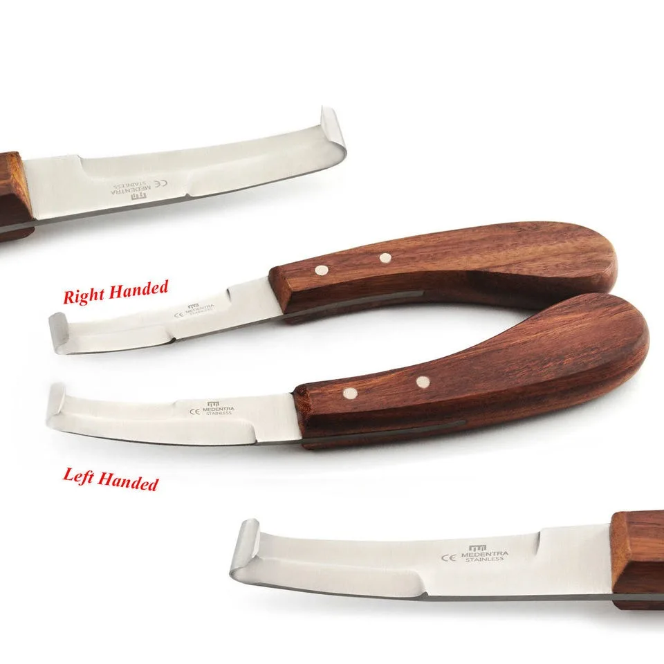 Brand New High Quality Premium Horse Farrier Hoof Trimming Knives 21cm Double Sided Farrier Sheep Cow Instruments