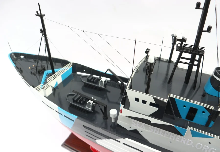 MY STEVE IRWIN Wooden Battle Ship/ Model Boat Novelty Gift Wooden Craft/ Handicraft from Vietnam Manufacturer