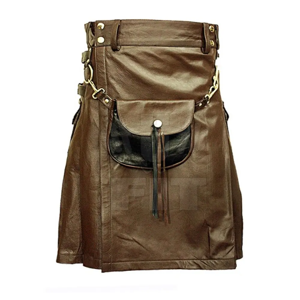 Best Material Made Leather Kilts Best Hot Selling Leather Kilts Wholesale Made Leather Kilts