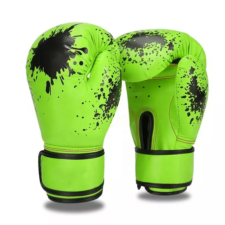 Лучшие боксерские перчатки с принтом, Профессиональные боксерские перчатки из натуральной кожи для взрослых, боксерские перчатки с пользовательским логотипом