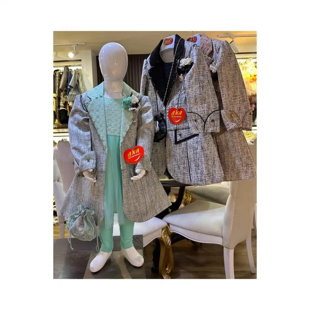 2024 New design party dress style cotton frock latest cotton baby dress designs with handbag