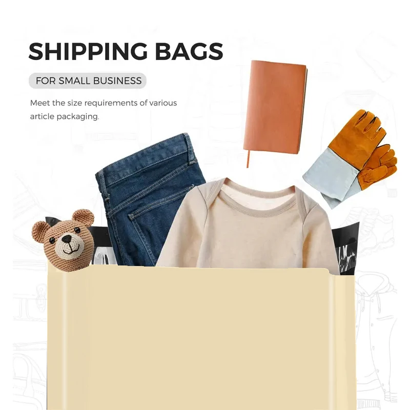 Custom Clothes Packaging Biodegradable Compostable Postal Self Seal Shipping Plastic Printed Poly Mailer Mailing Poly Bags