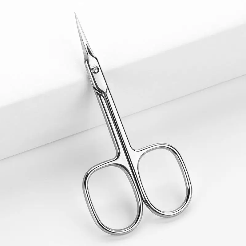 3.5inch cuticle scissors curved blade slim scissors for Dead Skin Trimming with precise pointed tip grooming scissors