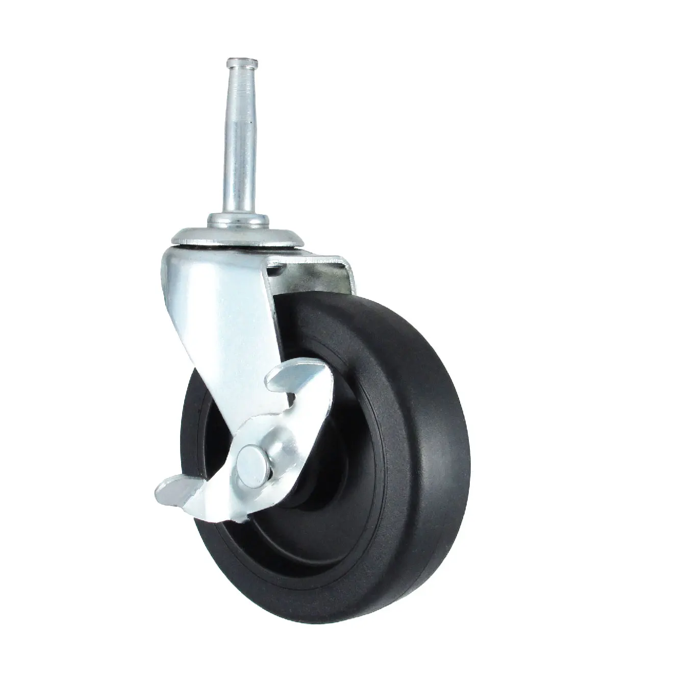 3 Inch (75mm) Plastic Casters Locking Trolley PP Metal Wheel For Furniture
