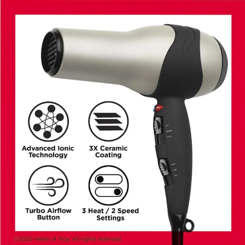 WHOLESALE Turbo Hair Dryer 1875 Watts of Maximum Shine, Fast Dry (Silver)