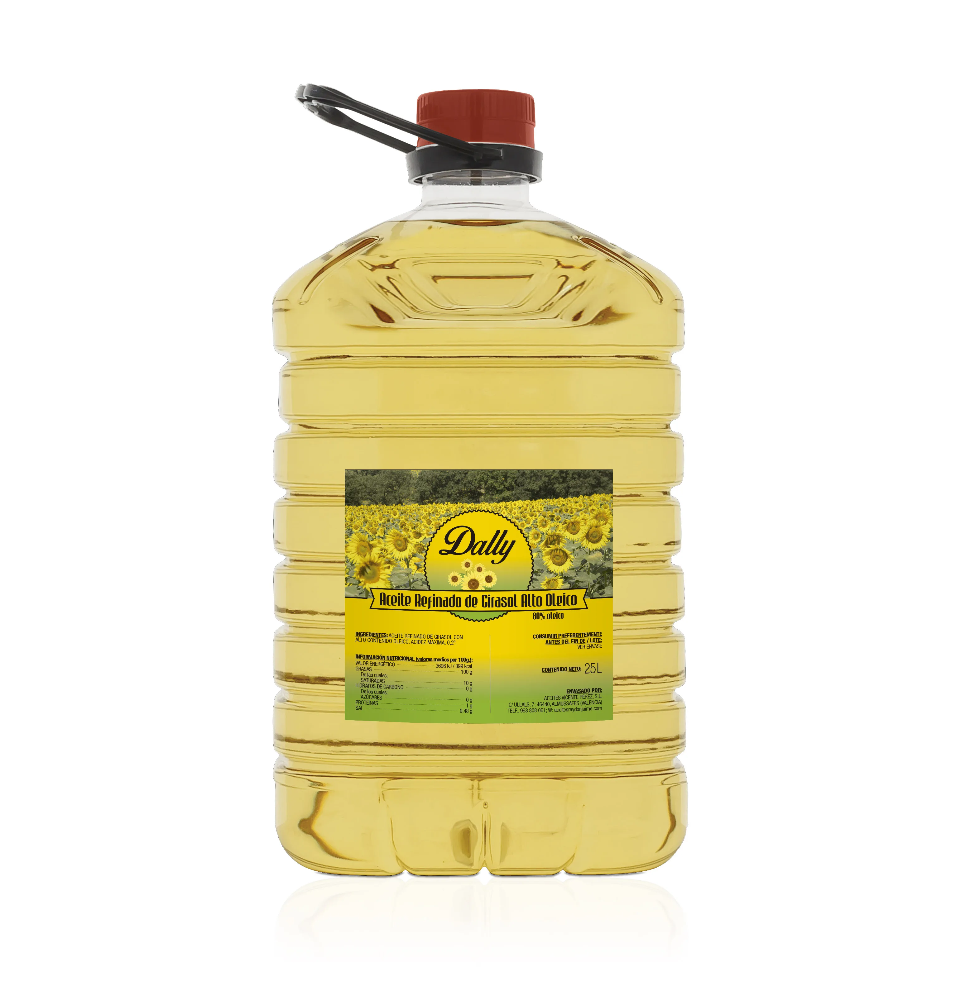 delightful high oleic sunflower oil in PET bottles for cooking