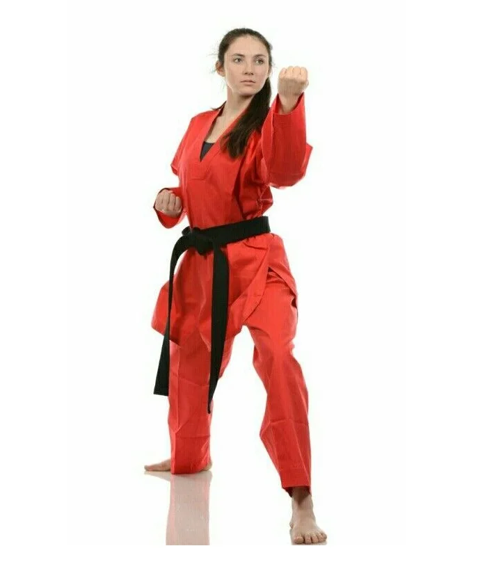 Top Selling Solid Color Simple Plain Karate Uniform Custom High Quality Martial Arts karate Suit For Adults