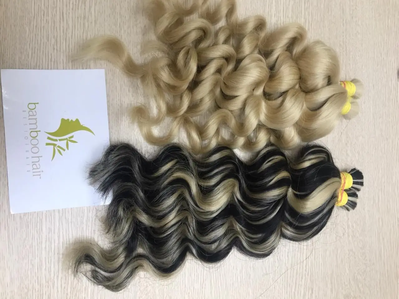 Best Quality 100% Virgin Hair Extension Bulk Piano Straight Style from 8 to 36 Inches Straight 8 inches to 36 inches Bamboo Hair