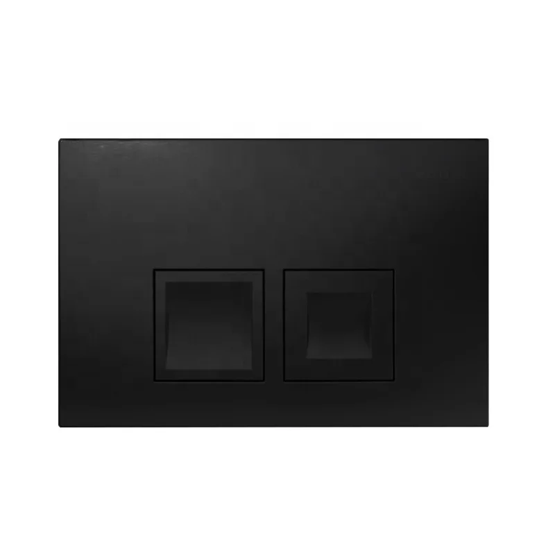 Wall Mounted Push Panel F5090-D35 Matt Black Dual Buttons fit with Geberit DELTA 35 UP100 Concealed Cisterns Flush Plate