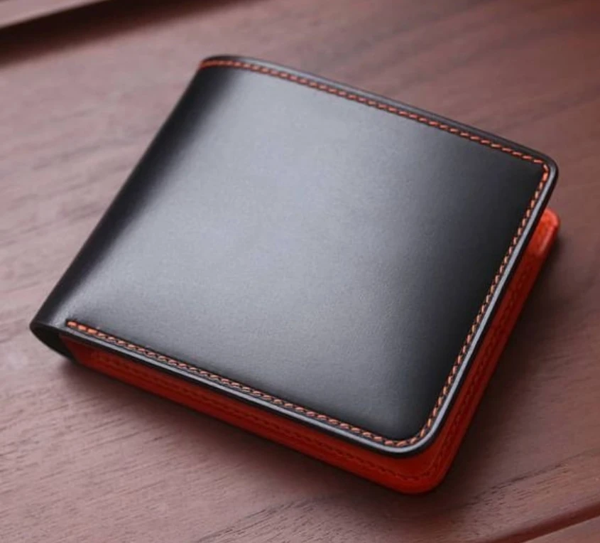 Hot Selling Custom Genuine Leather Rfid Wallet For Travel Men Card Holder Wallet mens leather wallets purse portable business