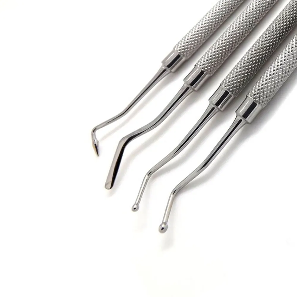 Dental Instrument Composite Resin Filling Spatula Titanium Plated Head Filler Thick Dental Instruments Set