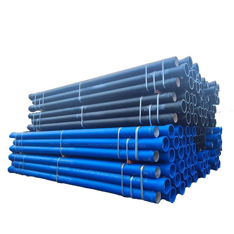 DN300 DN400 DN1000 Drink Water Supply Pipelines Self-Anchored Ductile Cast Iron Pipes Water Pressure Iron Round Ductile Pipes
