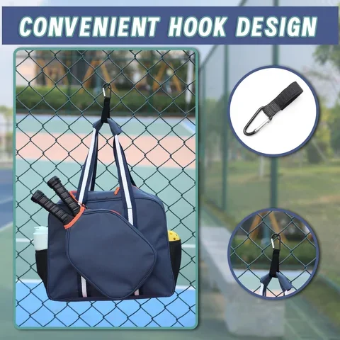 Custom Adjustable Shoulder Sports Pickleball Sling Bag Racket Tennis Padel Tote Carry Bag Pickleball Bag
