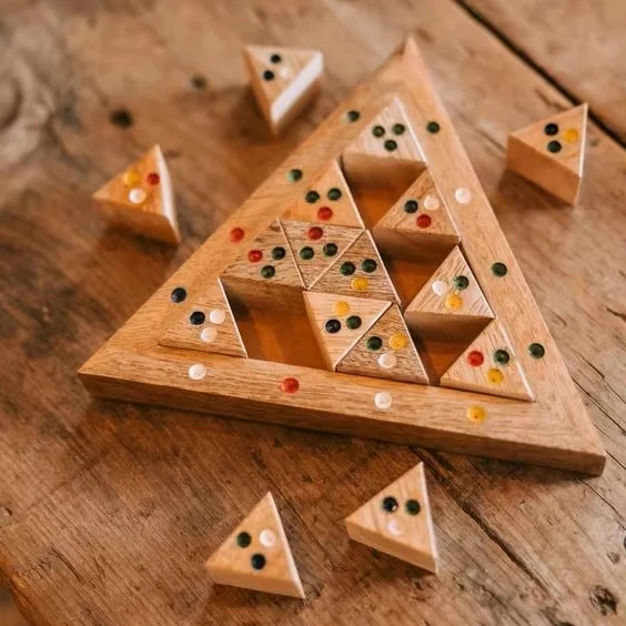 Challenge your mind with our wooden puzzle game. Handcrafted for quality and fun, perfect for all ages. Enjoy!