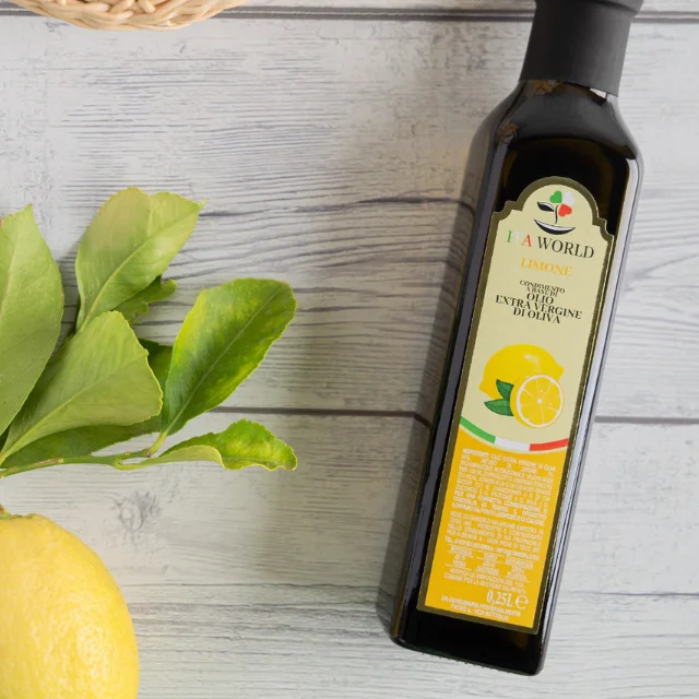 Оливковое масло высшего качества, Сделано в Италии, ароматизированное лимонное масло Itaworld для ресторанов и частных этикеток