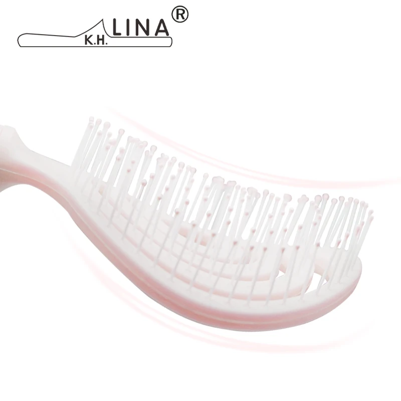 Hair Brush Massage Scalp Brush PVC Nylon Rounded Barber Design Hair  Comb