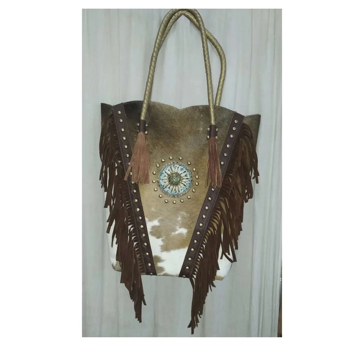 Genuine Leather Tote Bags Men Women Wholesale Evening Bag Canvas and Leather Shoulder bag Guru Kirpa Export House