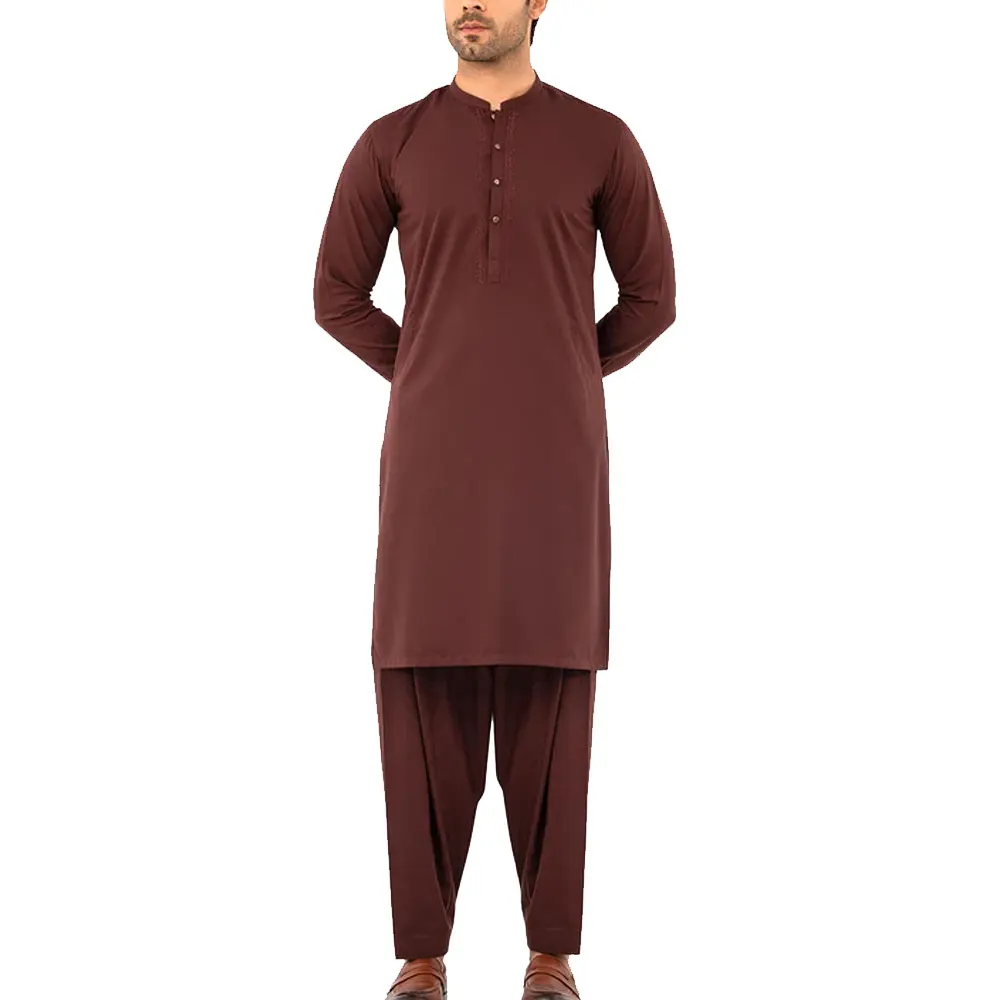 OEM Custom Shalwar Kameez for Men Best Selling XXL Traditional and Casual Style Quick Dry Cotton Made Shalwar Kameez