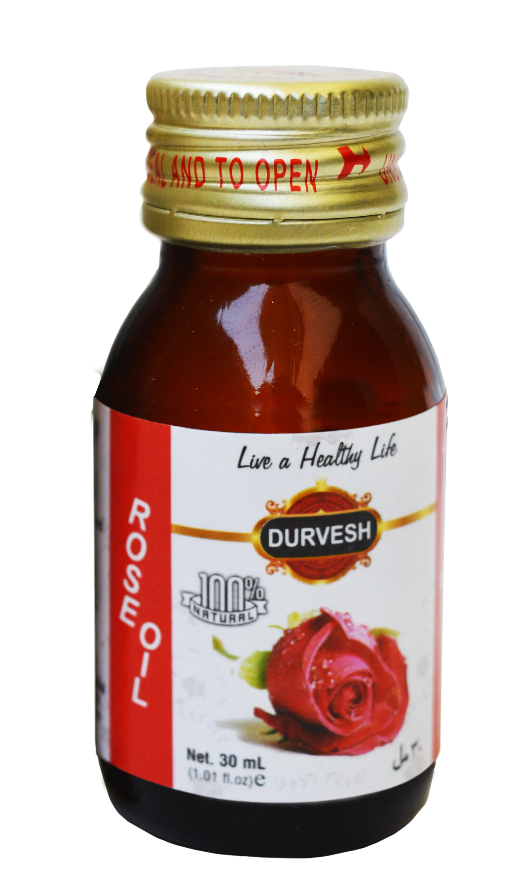 ROSE OIL Private LOGO Pure Oil Amber Glass & PET Bottle 3 Years Top Grade 30ML X 96PCS PER Carton 100 % Pure