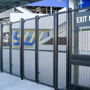 Barbed wire with blades powder coating no rust anti-theft hot sale easy to assemble privacy 358 fence