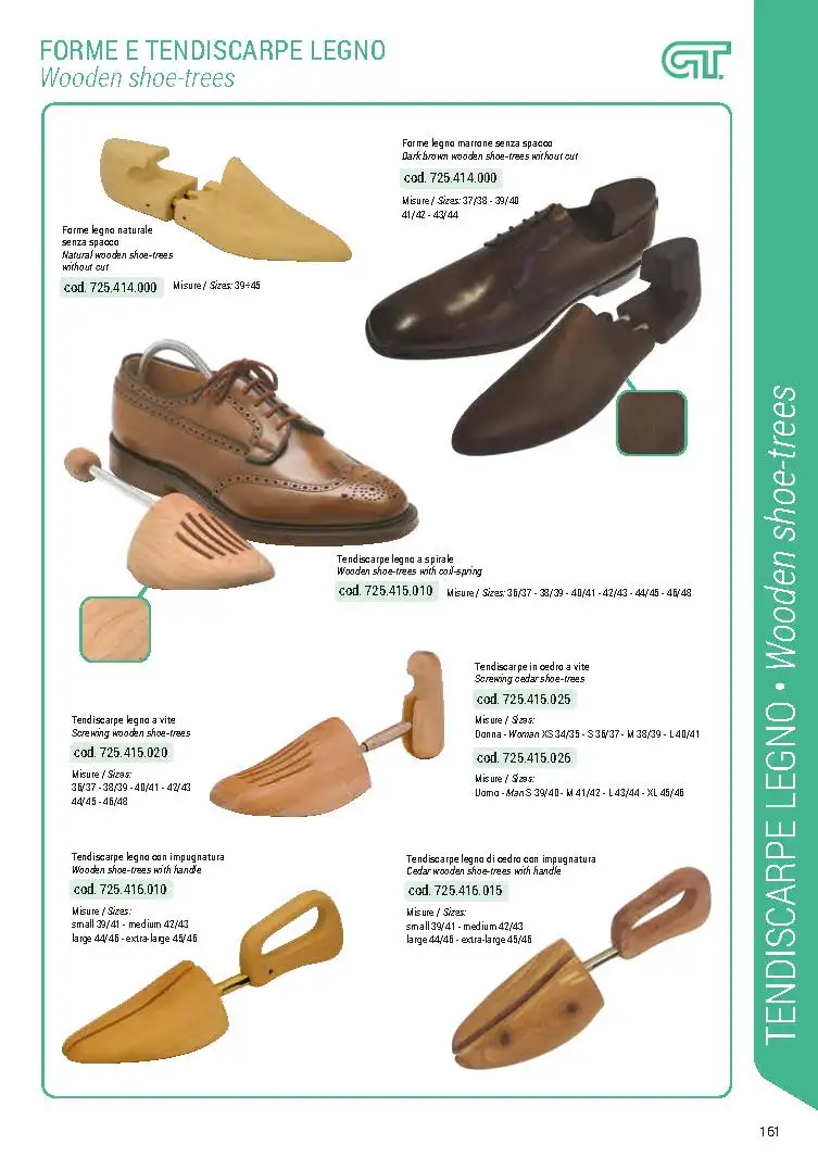 Italian-Made Cedar Wooden Shoe Trees with Spring Essential for Footwear Maintenance Shoe Stretching Function