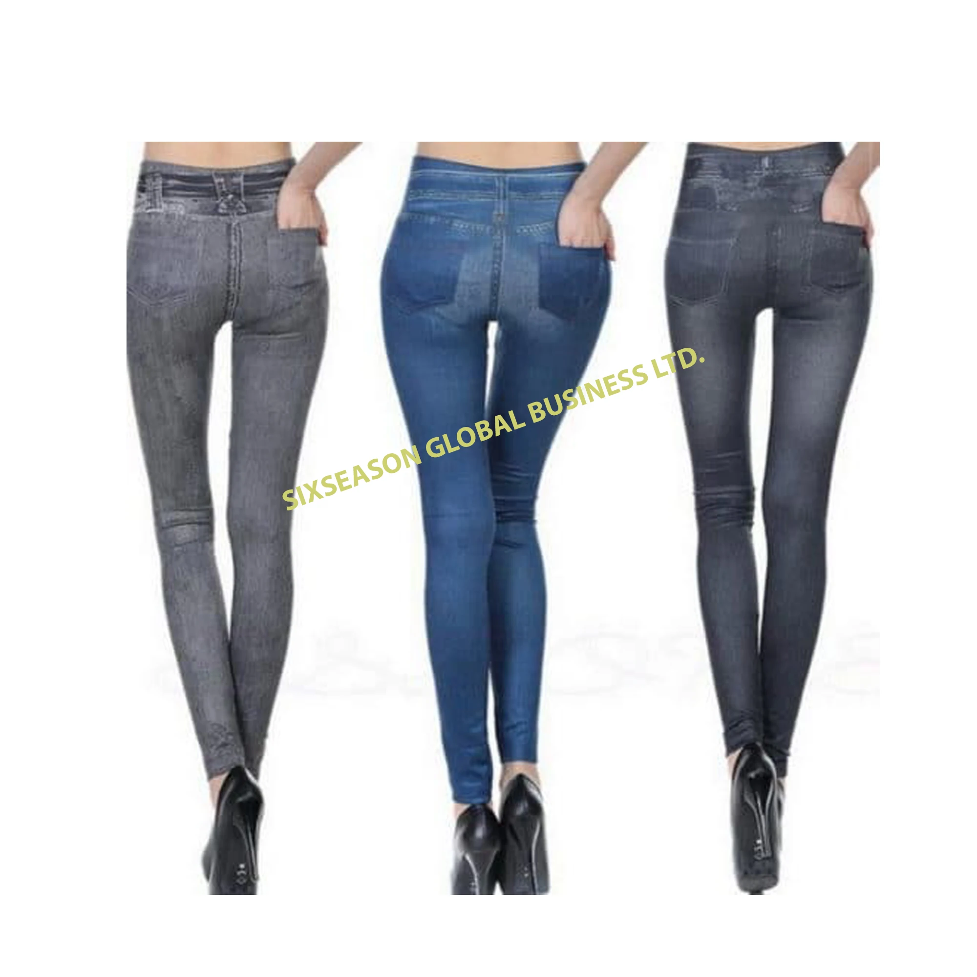 100% High Quality Super Skinny Spandex Destroy Ladies Denim Pants Export Oriented New Style Custom Casual Straight Bangladesh