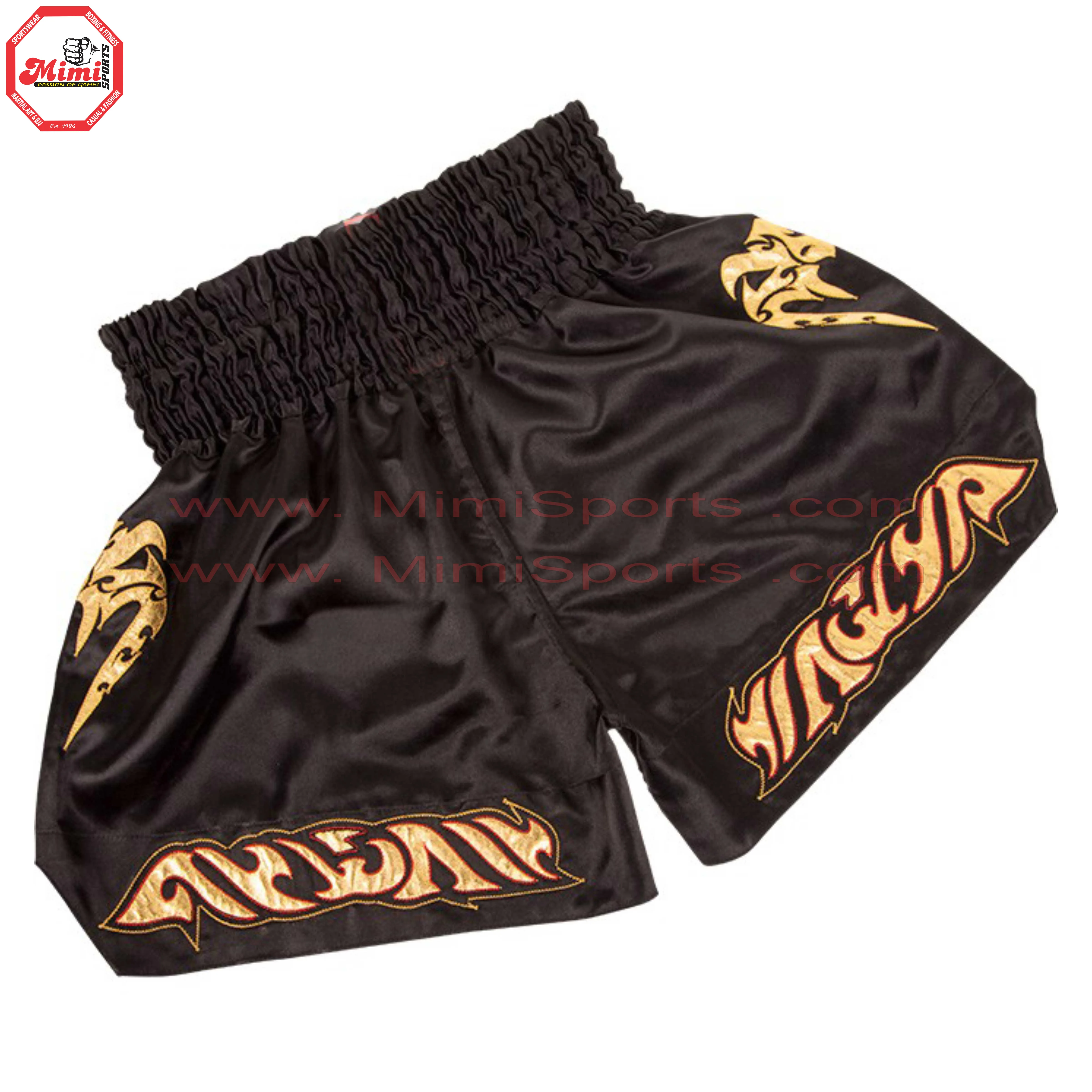 Trending Wholesale Fashion Boxing Shorts Training Muay Thai Boxing Stain Short MMA Shorts Muay Thai Kids Muay Thai Shorts Trend
